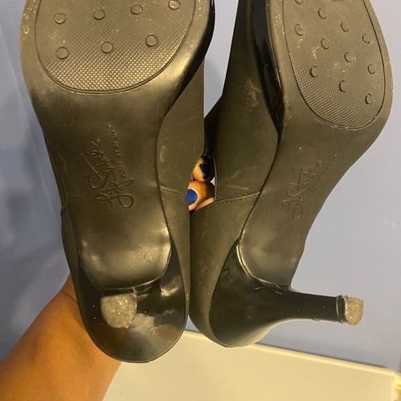 Lifestride soft system vixen heel, Black, Sz 8 Open Toe Women Sandals. - Picture 6 of 6